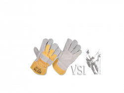 ZUBIOLA 11910732 GUANTES INDUSTRIALES EN CARNAZA Y TELA COLOR AMARILLO "WILD CAT".
