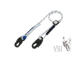 INSAFE IN 8040RD  ESLINGA DE POSICIONAMIENTO REGULABLE EN CUERDA CON GANCHOS DIELÉCTRICOS ¾