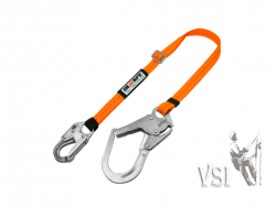 INSAFE IN 80411R ESLINGA DE POSICIONAMIENTO REGULABLE EN REATA CON MOSQUETÓN MIXTO