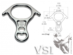 YOKE IN 506 DESCENDEDOR TIPO 8 EN DURALUMINIO