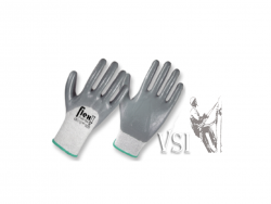 ZUBIOLA 11916909 GUANTES NYLON/FIBRA DE CARBONO, RECUBIERTOS EN NITRILO "FLEX II  ZUBIOLA". PUÑO TEJIDO.