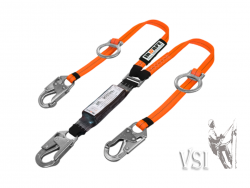 INSAFE IN80211R TIE BACK ESLINGA EN Y CON ABSORBEDOR REGULABLE Y GANCHOS  ¾ CON TIE BACK  