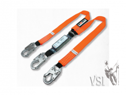 INSAFE IN 80211SE ESLINGA EN Y CON ABSORBEDOR Y GANCHOS  ¾ EN ACERO INOXIDABLE