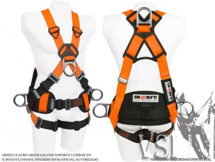INSAFE IN 8004-1 ARNÉS 4 ARGOLLAS CON SOPORTE LUMBAR INSAFE IN 8004-1 ARNÉS 4 ARGOLLAS CON SOPORTE LUMBAR