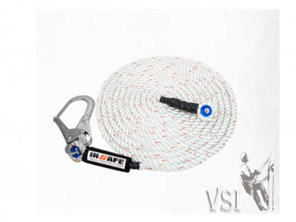 INSAFE IN 8080 LINEA DE VIDA VERTICAL EN CUERDA DE 16MM. 