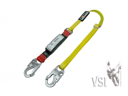 INSAFE IN 8020PRSE ESLINGA SENCILLA CON ABSORBEDOR REGULABLE EN  POLIURETANO EN ACERO INOXIDABLE