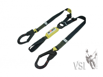 INSAFE IN 80212RARC ESLINGA EN Y CON ABSORBEDOR REGULABLE PARA ARCO ELÉCTRICO Y ARGOLLA EN REATA