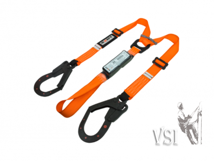 INSAFE IN 80212RD ESLINGA EN Y CON ABSORBEDOR REGULABLE CON GANCHO DIELÉCTRICO Y ARGOLLA EN REATA