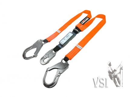 INSAFE IN 8021AL ESLINGA EN  Y CON ABSORBEDOR Y GANCHOS EN ALUMINIO