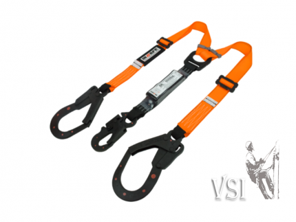 INSAFE IN 8021RD ESLINGA EN Y CON ABSORBEDOR REGULABLE Y GANCHOS MIXTOS DIELÉCTRICOS