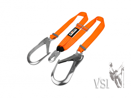INSAFE IN 8042RESP ESLINGA DE POSICIONAMIENTO EN Y REGULABLE CON GANCHOS EN ALUMINIO DE 110MM DE APERTURA